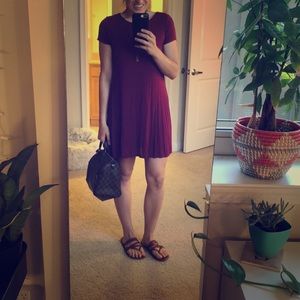 Target Maroon Dress Size Small